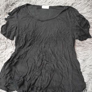 Top with Slits in Sleeves and Sides